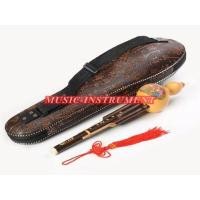 ราคา ขลุ่ยน้ำเต้า หูหลูเซียว (Hulusi) รุ่น Professional ขลุ่ยเลานี้ทำจากน้ำเต้าเกรดเอ และไม้ไผ่สีด่างจากธรรมชาติซึ่งหายากมาก (มือหนึ่ง) (108267292)