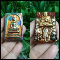 ราคา พระสมเด็จ วัดระฆังกรุวัดพระแก้ว เนือโลหะแร่สายรุ้ง ลงลักษณ์ปิดทองสูง1.5นิ้ว โบราณและคริตตัลเก่าแวววาว นำโชคน่าสะสมมากๆ (มือหนึ่ง) (356535995)