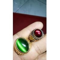 ราคา แหวนเพชรตาแมวเพชรพญานาคทอง18k (มือหนึ่ง) (356636290)