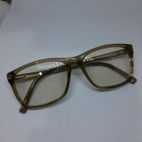 ราคา แว่นตา Lacoste แท้ สีชาใส ขาแว่นอลูมิเนียมสีทอง ขาสปิง (มือสอง) (358425989)