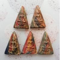 ราคา พระสมเด็จจิตรลดาเบญจรงค์ หลังครุฑ กรุวัดพระแก้ว ๒๔๑๑ (มือสอง) (357070686)