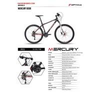 ราคา จักรยานเสือภูเขา OPTIMA รุ่น MERCURY 6000 เฟรมคาร์บอน 26 (มือหนึ่ง) (355675755)