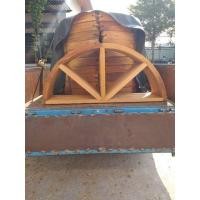 ราคา งานวงกบโค้งไม้มะค่า เป็นงานบานไม้หลังใหญ่ไซส์พิเศษ รับสั่งทำงานวงกบไม้ ทุกแบบ ทุกขนาด (มือหนึ่ง) (346036455)