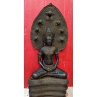 ราคา พระนาคปรกลพบุรี หน้าตัก 9 นิ้ว สูง 68 เซนต์ เนื้อโลหะ (มือหนึ่ง) (355664994)