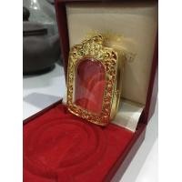 ราคา ตลับพระสมเด็จ ฉลุลายหน้าดอกไม้ ปิดหลังลายหนุมานทรงเครื่อง ทองเหลืองชุบทองสวยงาม (มือหนึ่ง) (360212763)