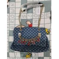 ราคา Guess ต้องการขายกระเป๋าguessผ้ายีนส์ ของแท้มือหนึ่งสวยมาก (มือหนึ่ง) (360202307)