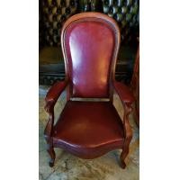 ราคา อาร์มแชร์เอนกึ่งนั่งนอนหนังแท้ ตัวใหญ่สภาพเยี่ยมแน่นๆหมุดครบ งานเก่ายุโรป (มือสอง) (360164708)