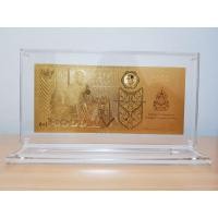 ราคา ธนบัตรทองคำที่ระลึกในหลวงรัชกาลที่ 9 ฉลองสิริราชสมบัติครบรอบ 60 ปี Pure Gold 999.9 (มือหนึ่ง) (357093215)