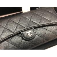 ราคา CHANEL SARAH LONG WALLET BLACK CAVIAR มือสอง ของแท้ used like new (มือสอง) (360108042)