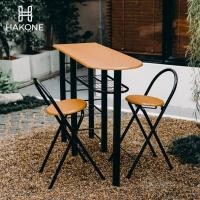 ราคา HAKONE โต๊ะเคาท์เตอร์บาร์ พร้อมเก้าอี้ 2 ที่นั่ง โครงเหล็ก 88 cm (มือหนึ่ง) (360094843)