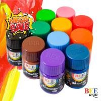 ราคา สีอะคริลิค แม่สี BEE 20 มล. ขวดเล็ก กันน้ำ สีด้าน สดเข้ม ระบายง่าย เรียบเนียน acrylic color (มือหนึ่ง) (358650520)