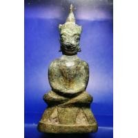 ราคา พระบูชาทรงเครื่องน้อยสมัยอยุธยา(พระชัย ศตวรรษที่21-22) เนื้อสัมฤทธิ์ หน้าตัก 1.5 นิ้ว มีซ่อมคอ (มือสอง) (339547315)