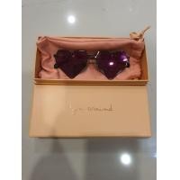 ราคา แว่นกันแดด lyn around ของแท้ UV400 สีชมพู ทรงหัวใจ (มือสอง) (360006277)