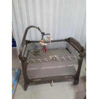 ราคา เตียงนอนเด็ก GRACO ของแท้ มีโมบายด้วย (มือสอง) (355405539)