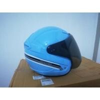 ราคา ขาย หมวกกันน็อคมอเตอร์ไซค์ สภาพดี motorbike สเปซคราวน์ ไม่ผ่านการตก spacecrown helmet สีฟ้า (มือสอง) (349079627)
