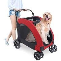ราคา Dodopet รถเข็นสุนัข ใหญ่สุด 50กก สุนัขเดินขึ้นรถได้เอง JX058 4ล้อ รถเข็นหมา รถเข็นหมา รถเข็นสุนัขคันใหญ่ รถเข็นสัตว์เลี้ยง (มือหนึ่ง) (359925887)
