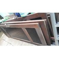 ราคา ประตูไม้สักขนาด 1-1.20ม.x1.8-2.20ม.พร้อมกระจกสีดำ (มือสอง) (358279950)