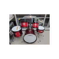 ราคา โปรโมชั่น-กลองชุด ตัวเล็ก ViVid สีแดง ของใหม่ ครบชุด พร้อมเก้าอี้นั่ง ไม้ตี (มือหนึ่ง) (2837615)