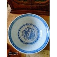 ราคา ชามลายเม็ดแตง ก้นชามลายมังกร17ซมmade in china (มือสอง) (359918733)