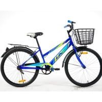ราคา ส่งฟรี ++++++ LA Bicycle จักรยานแม่บ้าน รุ่น E-SPORTY 24” 3390 (มือหนึ่ง) (356218633)