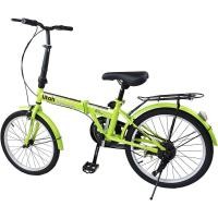 ราคา ส่งฟรี ++ K-BIKE จักรยานพับได้ FOLDING BIKE 20 นิ้ว 1 Speed รุ่น 20K61 UTAH เขียว 2690 (มือหนึ่ง) (356406890)