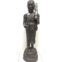 ราคา พระสิวลีลายพิกุล สูง 99 ซ. ม เนื้อโลหะ (มือหนึ่ง) (348598856)