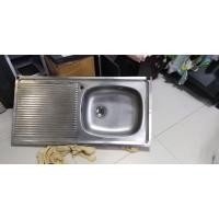 ราคา ซิงค์​ล้างจาน​สแตนเลส​มี​ขนาด​กว้าง​50​ยาว​100​ซม.ค่ะ (มือสอง) (359776669)