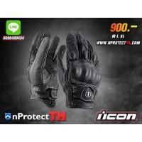 ราคา ถุงมือข้อสั้น ICON Pursuit หนังแท้ นิ่มใส่สบาย พร้อมส่งทุกวัน (มือหนึ่ง) (339464509)