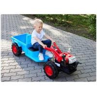 ราคา รถอีแต๋นสีฟ้า รถแบตเตอรี่ mini Tractor รถไถนาเดินตาม (มือหนึ่ง) (359676207)
