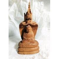 ราคา พระปางนาคปรกแกะจากเนื้อไม้ (มือสอง) (132709893)