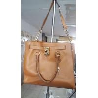 ราคา MK Hamilton Large brown Saffiano Leather Tote 30s2ghmt3l (มือสอง) (360975082)