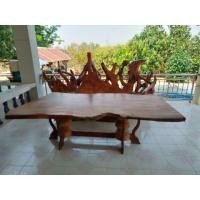 ราคา เก้าอี้รากไม้สัก1ตัว โต๊ะไม้มะค่า 2ตัว ราคา80,000บาท (มือสอง) (360971774)