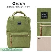 ราคา กระเป๋าเป้ Anello Regular Canvas Square สีเขียว (มือหนึ่ง) (348785443)