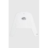 ราคา CHAMPION-LONG SLEEVE CREWNECK T-SHIRT Women (7997852647613)