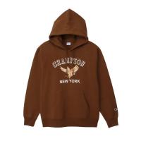 ราคา CHAMPION HOODED SWEATSHIRT เสื้อฮู้ดดี้ผู้ชาย - LIGHT BROWN / M (8158283038909)