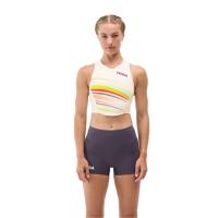 ราคา HOKA RACE DAY CROP BRA สปอร์ตบราสำหรับผู้หญิง - ALABASTER FLARE / L (8201444819133)