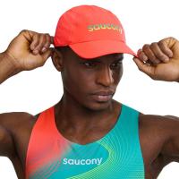 ราคา SAUCONY OUTPACE HAT หมวกสำหรับผู้ชายและผู้หญิง - VIZI RED / O/S (8238544847037)
