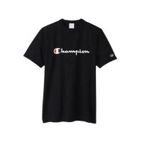 ราคา CHAMPION ESSENTIAL CHAMPION LOGO เสื้อยืดแขนสั้นผู้ชาย - BLACK / XL (8261338726589)