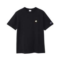 ราคา CHAMPION ESSENTIAL CHAMPION LOGO เสื้อยืดแขนสั้นผู้ชาย - BLACK / M (8261339152573)
