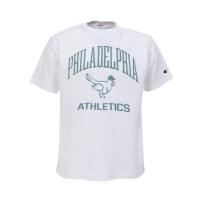 ราคา CHAMPION SHORT SLEEVE T-SHIRT เสื้อยืดทีเชิ๊ตผู้ชาย - WHITE X BLUE / S (8283484291261)