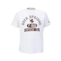 ราคา CHAMPION SHORT SLEEVE T-SHIRT เสื้อยืดทีเชิ๊ตผู้ชาย - WHITE X BROWN / S (8283484422333)