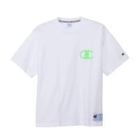 ราคา CHAMPION SHORT SLEEVE POCKET T-SHIRT เสื้อยืดทีเชิ๊ตผู้ชาย - WHITE X GREEN / XL (8293080760509)