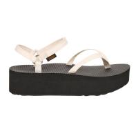 ราคา TEVA W FLATFORM SANDAL SLIM รองเท้าแตะรัดส้นผู้หญิง - COCONUT MILK/ BLACK / US 6 (8299838374077)