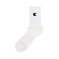 ราคา CHAMPION C Logo Mid Socks (3-Pack) ถุงเท้าสำหรับผู้ชายและผู้หญิง - WHITE / S (8308194541757)