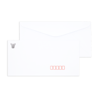 ราคา ซองจดหมายขาว พิมพ์ครุฑ DL/125 100 แกรม