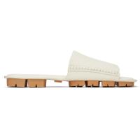 ราคา Bottega Veneta Off-White Shore Sandals (242798M234004)