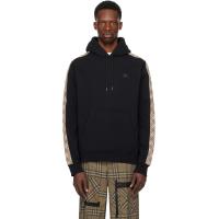 ราคา Burberry Black Check Tape Hoodie (252376M202009)