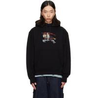ราคา Burberry Black EKD Hoodie (252376M202016)