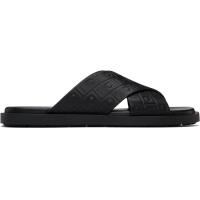 ราคา Ferragamo Black Monogram Sandals (251270M234001)