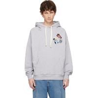ราคา Charles Jeffrey LOVERBOY Gray Clash of Clans Edition Barbarian Patch Hoodie (251101M202006)
